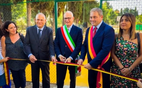 Apre la nuova area giochi di parco Villa Fassini