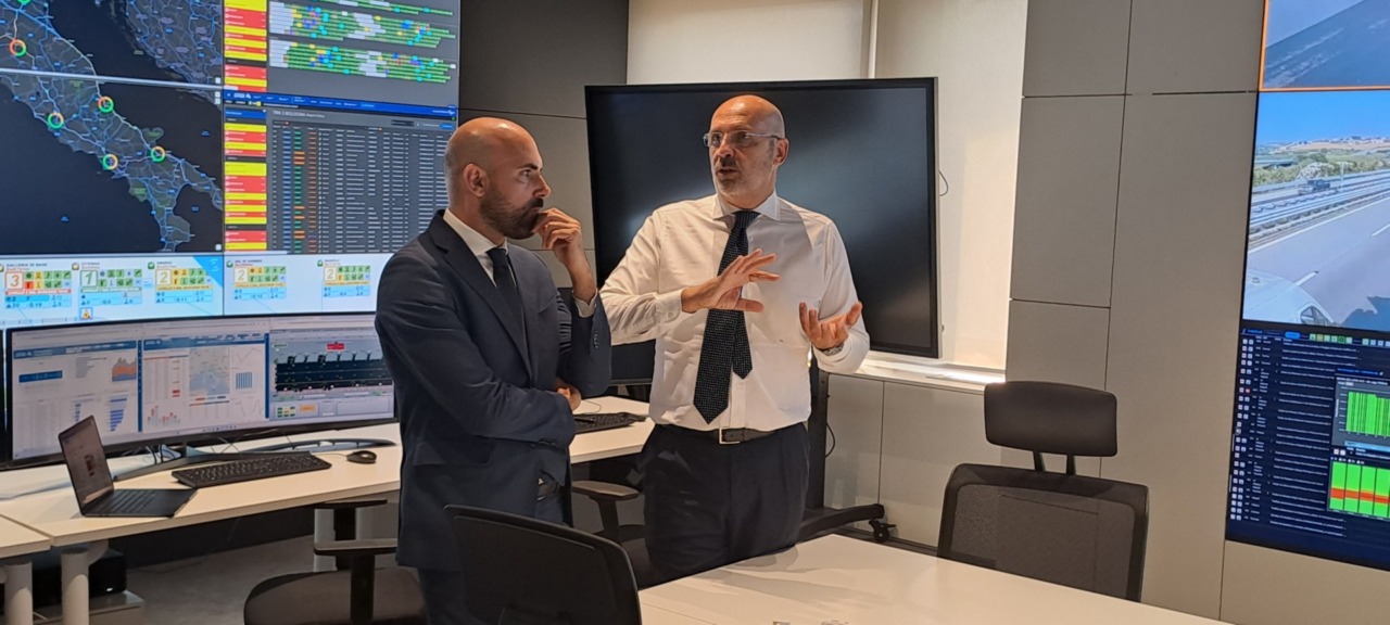 Aspi, il Sottosegretario Ferrante visita la Control Room di Roma