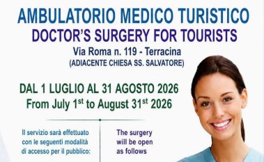 Attivo l’Ambulatorio Medico Turistico