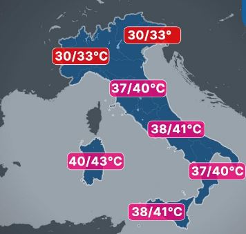 Caldo, ancora bollino rosso a Latina e Frosinone: “E’ la giornata più rovente di questa terza ondata”