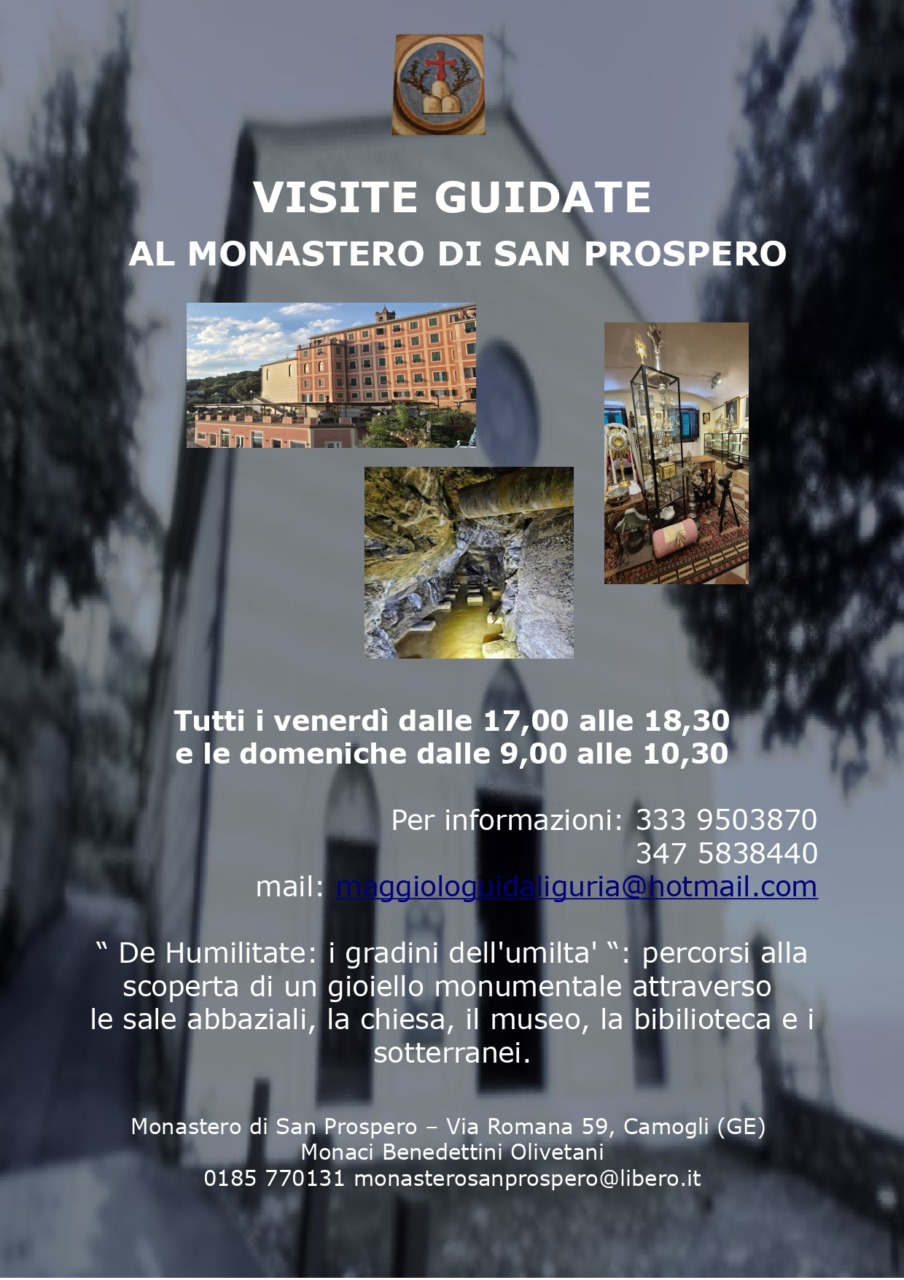 Camogli: il Monastero di San Prospero apre le porte al pubblico