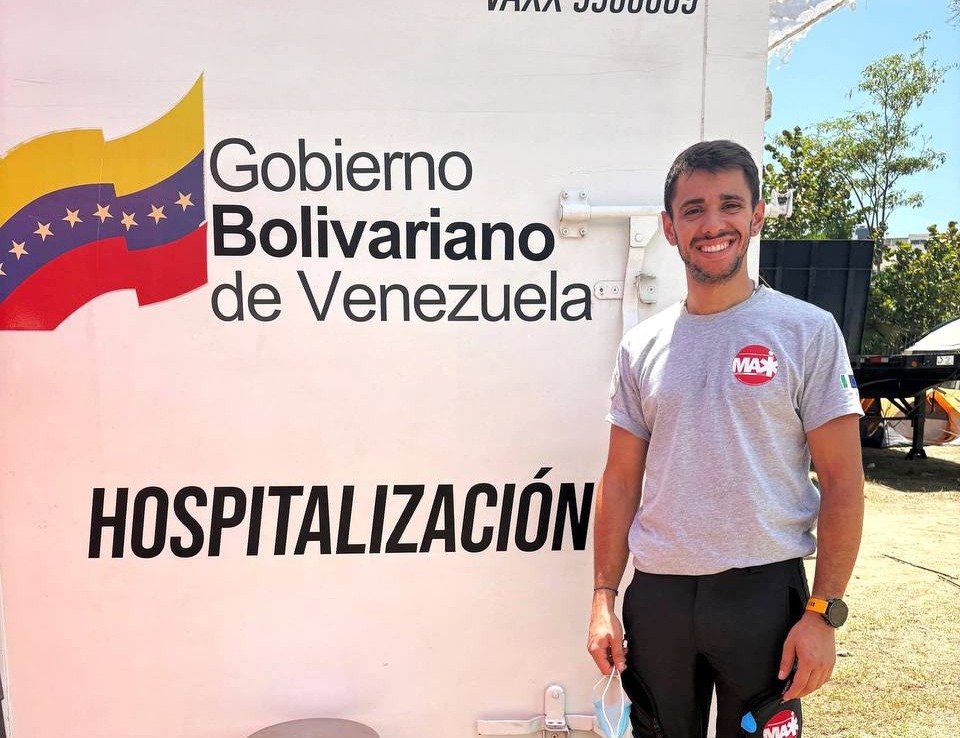 C’è un infermiere del 118 dell’Alessandrino in missione fra i terremotati del Venezuela