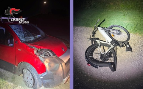 Ciclista gravemente ferito dopo uno scontro sulla Trasversale di Pianura