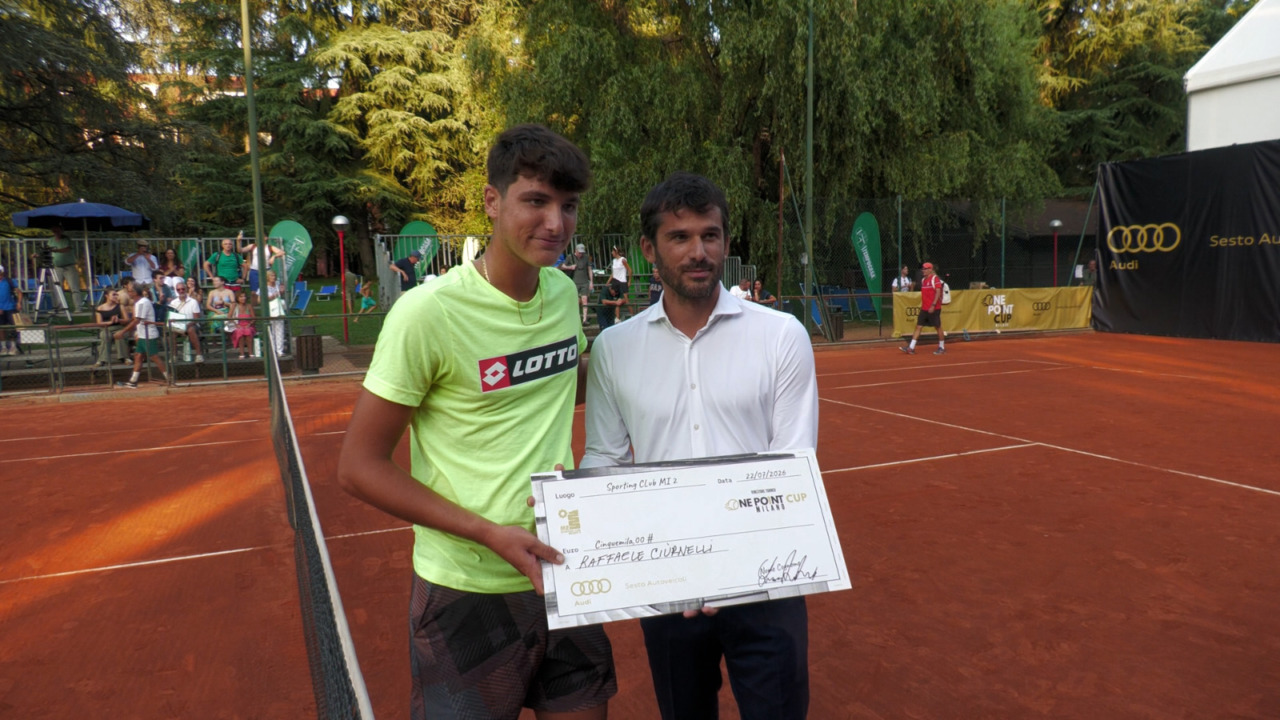 Da Segrate passa la nuova stellina del tennis italiano nell’appuntamento One Point Cup
