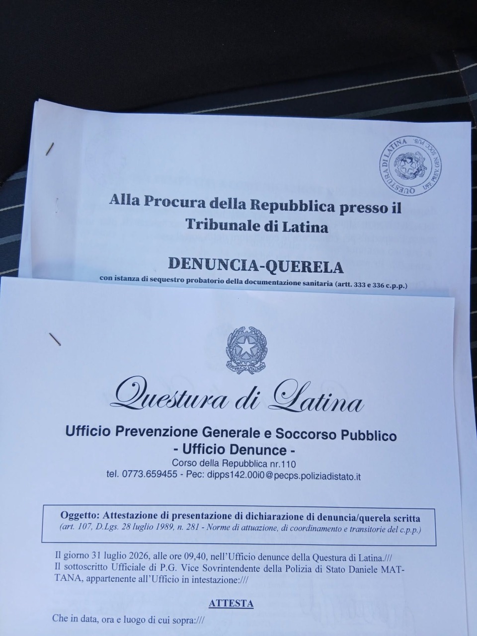 Donna morta al Santa Maria Goretti, i familiari presentano denuncia. Avviate verifiche interne