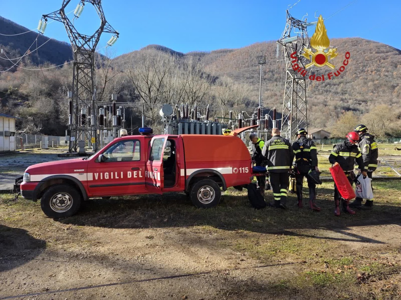 Escursionista disperso soccorso dai Vigili del Fuoco