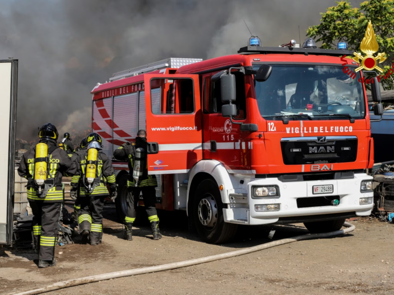 Esplosione in una fabbrica di fuochi pirotecnici. DUE MORTI