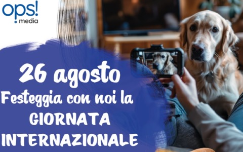 Festeggia la Giornata internazionale del cane del 26 agosto con PrimaBergamo e OPS Media