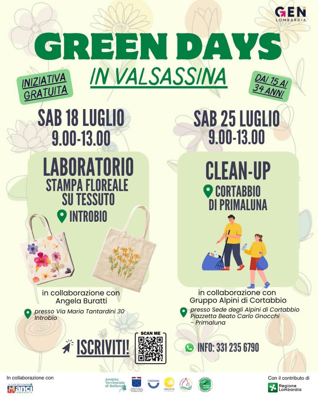 Green days in Valsassina: creatività, natura e partecipazione per i giovani del territorio
