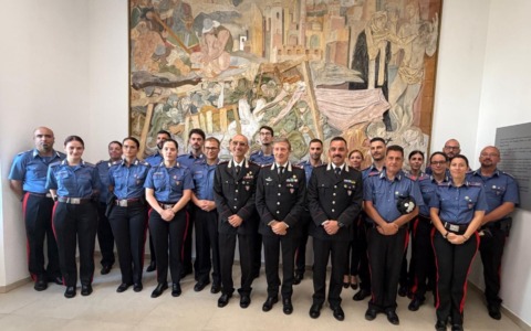 Il comandante nazionale dei Carabinieri Forestali in visita a Novara