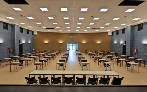 Il salone polifunzionale torna finalmente  fruibile a tre anni dalla violenta grandinata