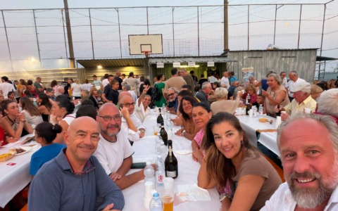 Il Sindaco di Sanremo con i vertici di Anima a tavola per Sant’Anna a Coldirodi