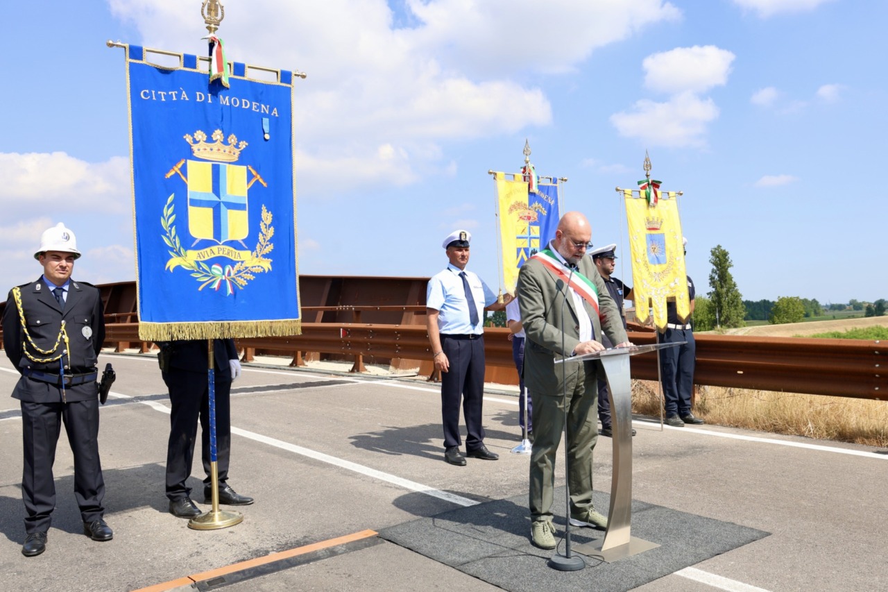 Inaugurato il nuovo Ponte dell’Uccellino tra Modena e Soliera