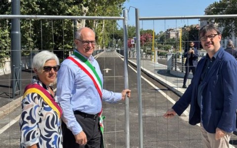 Inaugurato il parcheggio lungotevere Arnaldo Da Brescia