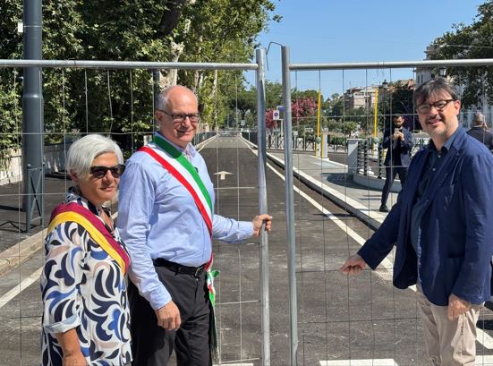 Inaugurato il parcheggio lungotevere Arnaldo Da Brescia