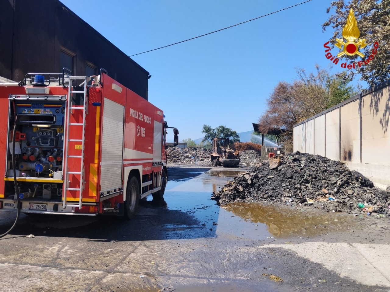 Incendio alla Remat, la Procura di Cassino apre un’inchiesta contro ignoti
