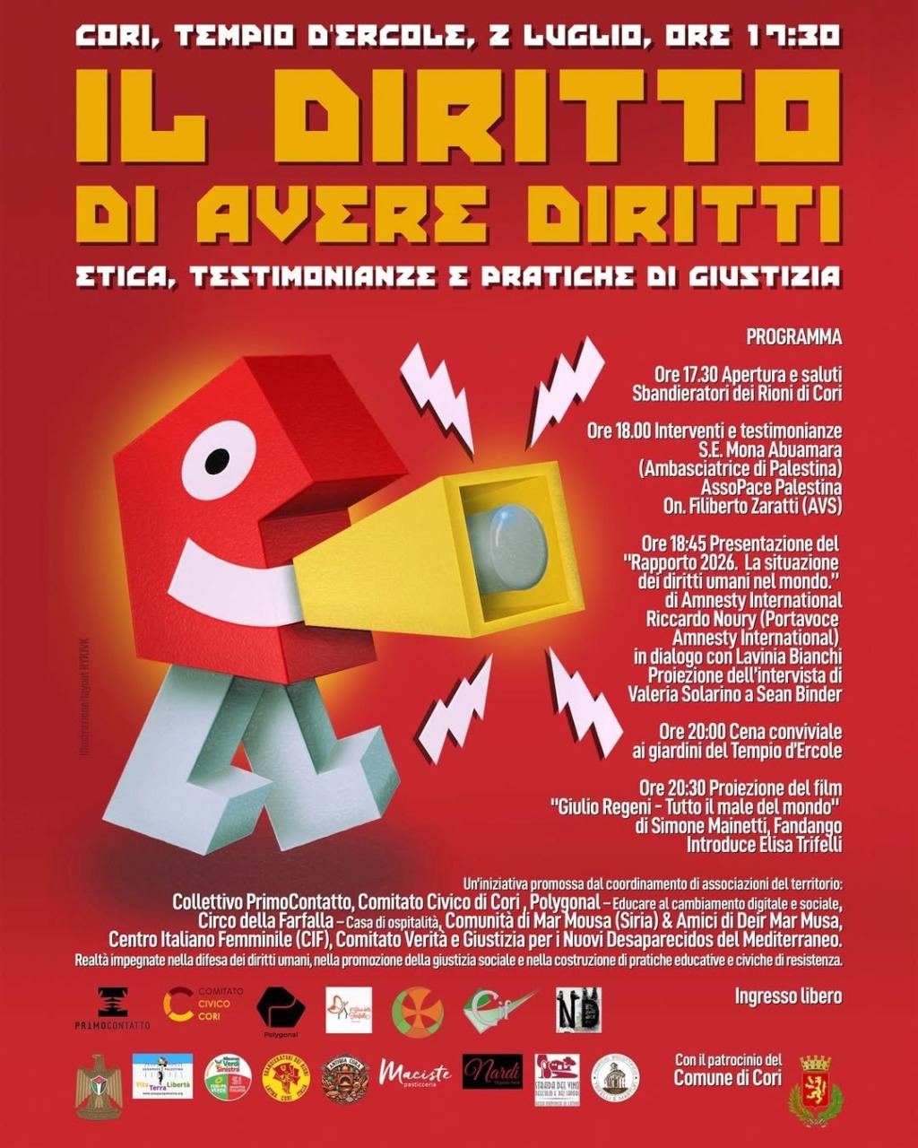 Incontro sulla difesa dei diritti umani