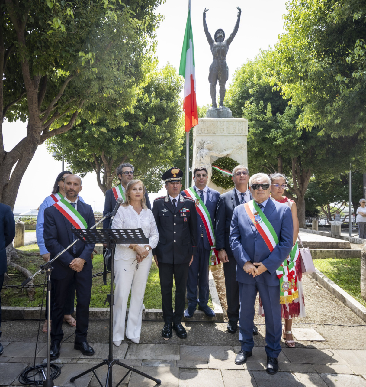 La città ha ricordato il Centenario del Monumento ai Caduti
