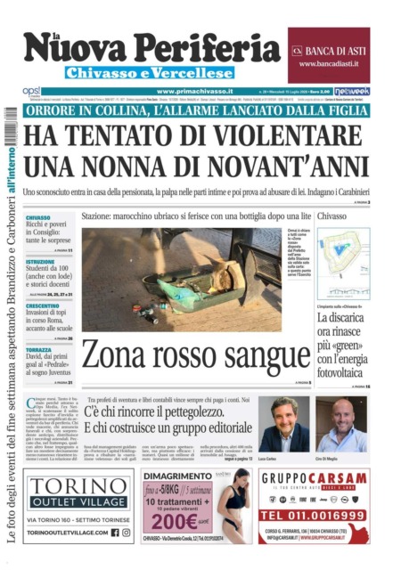 La Nuova Periferia è in edicola oggi, mercoledì 15 luglio