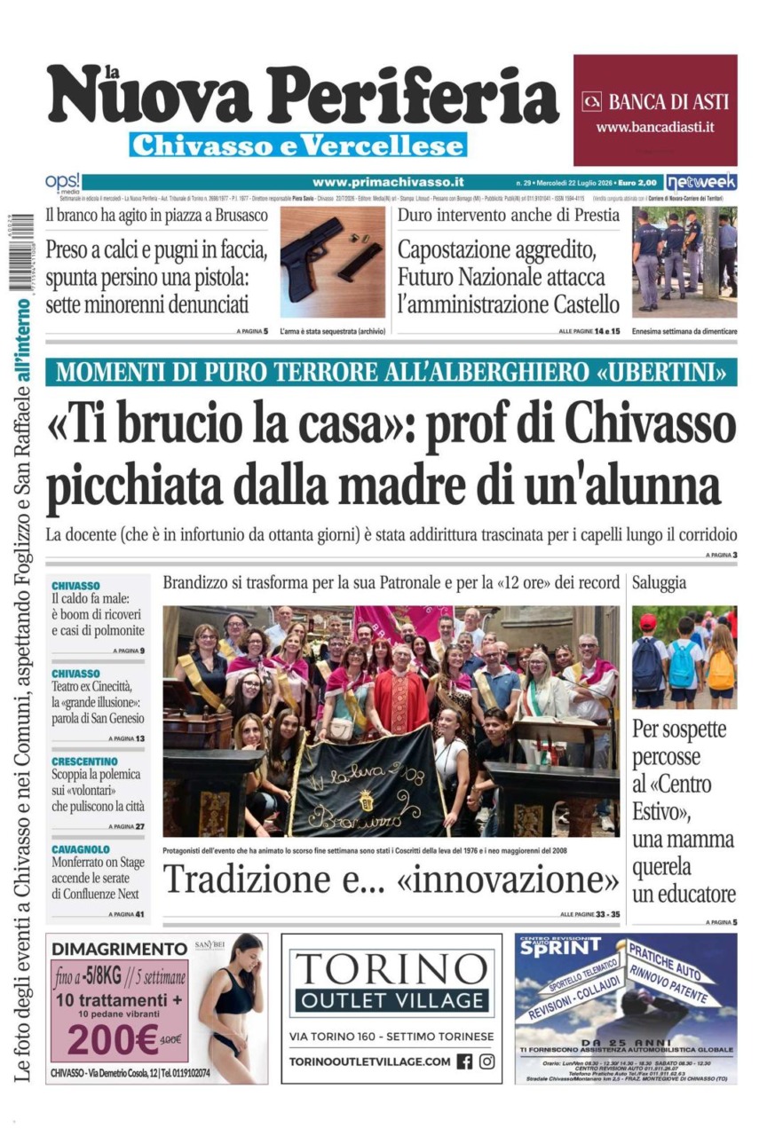 La Nuova Periferia è in edicola oggi, mercoledì 22 luglio