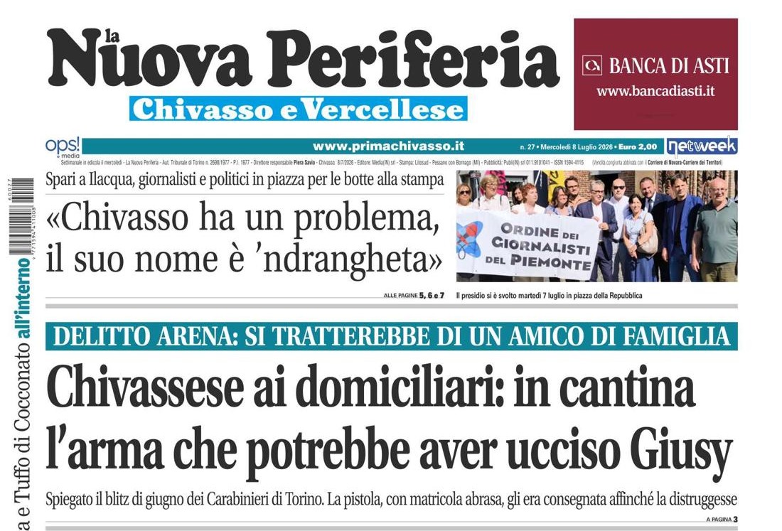 La Nuova Periferia oggi in edicola: la svolta sul delitto Arena, l’allarme ’ndrangheta e la festa per don Davide