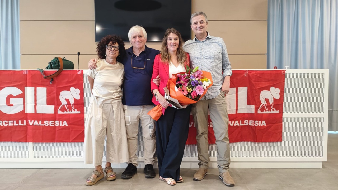 Lara Danesino alla guida della CGIL Vercelli-Valsesia. Succede a Valter Bossoni