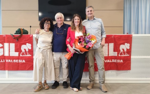 Lara Danesino alla guida della CGIL Vercelli-Valsesia. Succede a Valter Bossoni