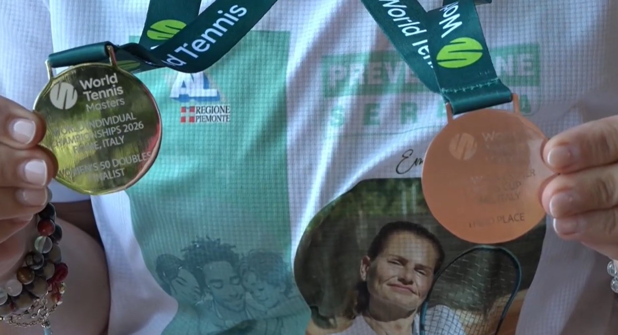 L’avventura ai Mondiali di Roma della tennista alessandrina Manuela Falleti