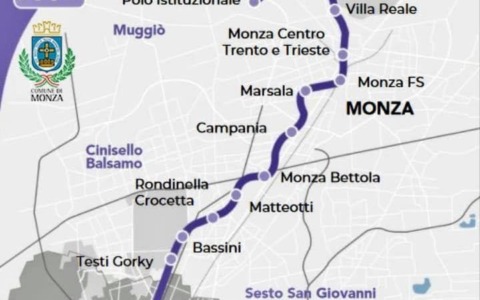 M5 fino a Monza, registrato il decreto della Corte dei Conti