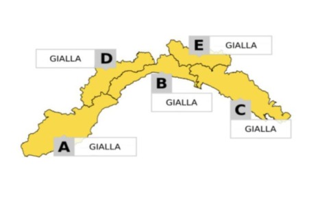 Maltempo: nottata di allerta gialla ma nessuna criticità segnalata