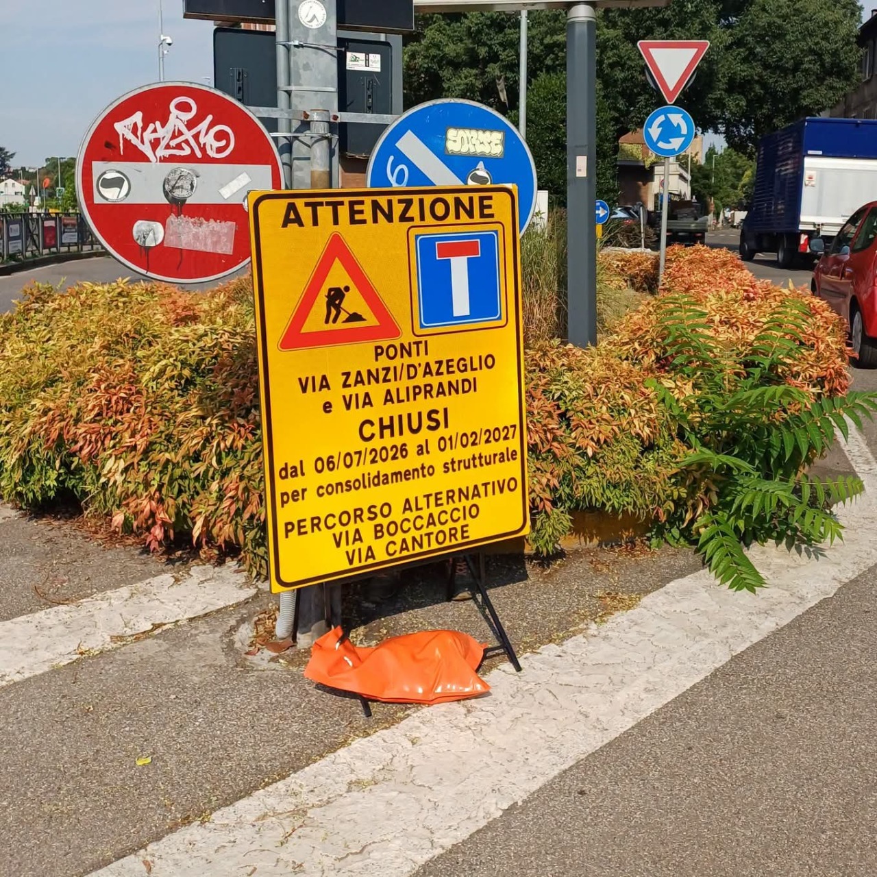 Manutenzione dei ponti, chiudono alcune strade