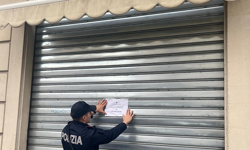 Milano, il questore chiude quattro bar: licenze sospese fino a 15 giorni