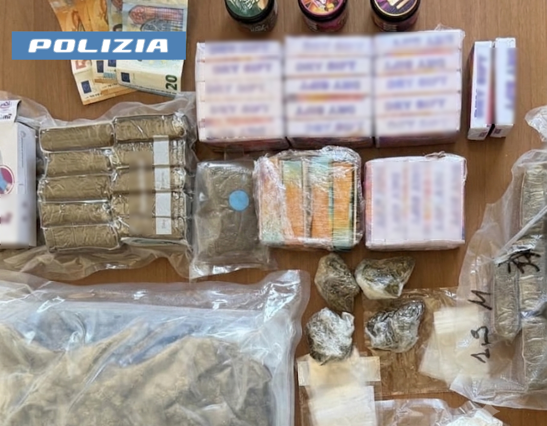 Nel box nascondeva più di 7 chili di droga
