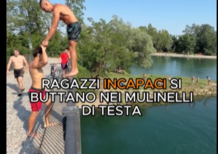 Nuovi tuffi abusivi e provocazioni sui ponti dell’Adda: “Mettete un trampolino”