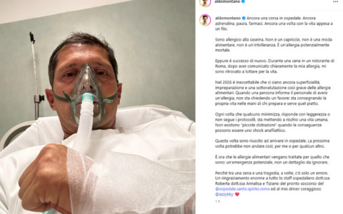 Paura per Aldo Montano, l’ex campione ricoverato per shock anafilattico