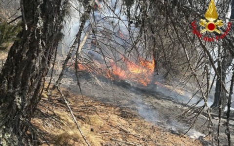 Pericolo incendi boschivi in tutto il nostro territorio