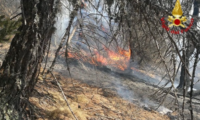 Pericolo incendi boschivi in tutto il nostro territorio