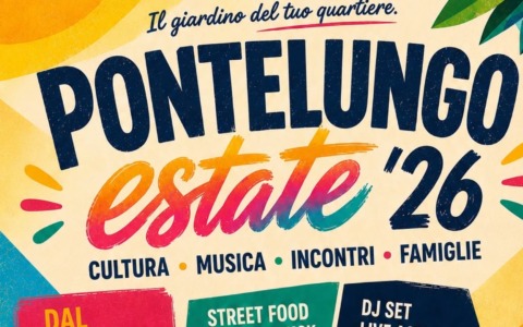 “Pontelungo Estate 2026” inizia domenica 19 Luglio