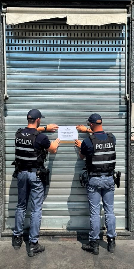 Questura di Torino, chiuso locale in largo Brescia