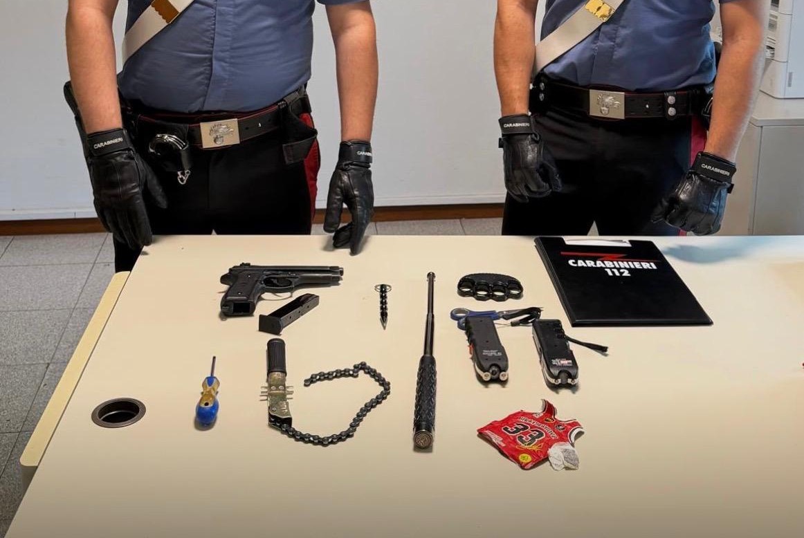 Ragazzi armati in auto sulla Sp19, tre i denunciati