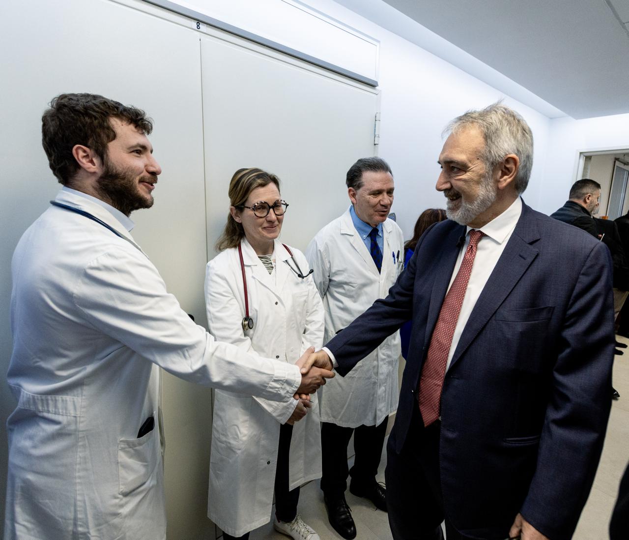 Sanità Viterbo, Rocca: «Donazione da 2,5 milioni per la genetica è un grande gesto»