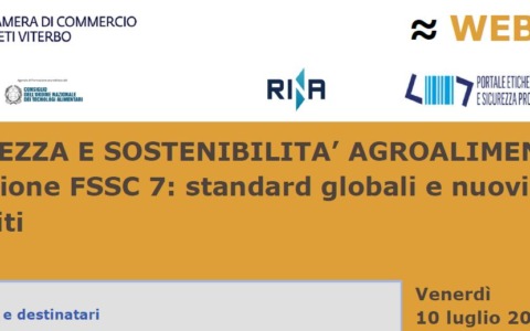 Sicurezza alimentare, il webinar della Camera di Commercio