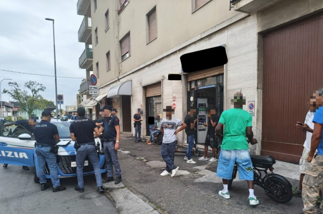 Sicurezza urbana, controlli ad alto impatto della Polizia a Gallarate tra centro e stazione