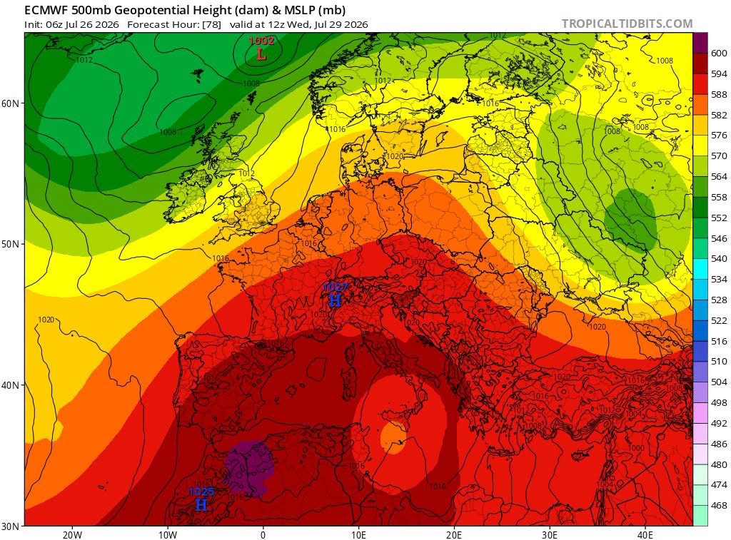 Torna l’anticiclone africano: da mercoledì nuovi picchi di caldo