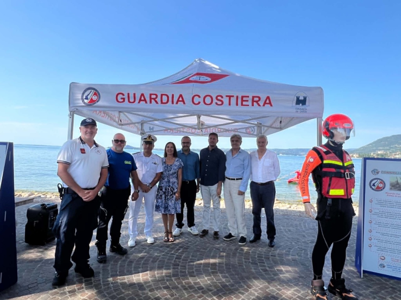 Toscolano Maderno, al Lido Azzurro l’iniziativa “Bandiera Blu: al lago in sicurezza”