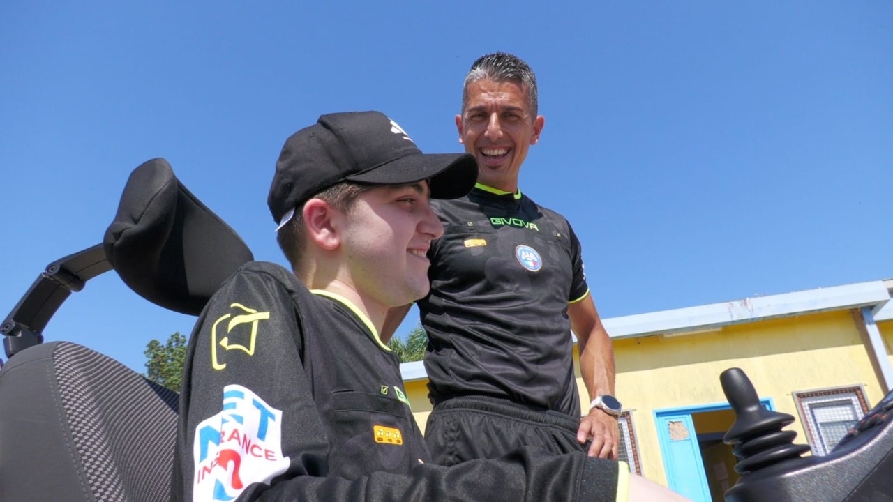 “Una Partita per la Ricerca” e il sogno dell’arbitro Mirko di Avezzano