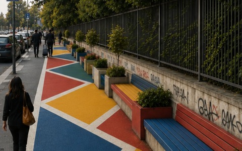 Urbanistica tattica, al via il bando “Spazi a colori”