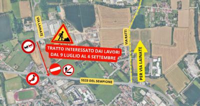 Via Lainate: Il cantiere Cap si sposta a Nord del Sempione