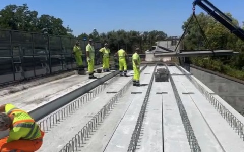 Via Salaria, riapre sabato 18 luglio il tratto interessato dai lavori sul cavalcavia