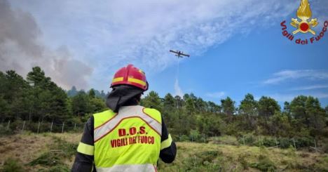 Ancora incendi, interventi dei Vigili del Fuoco a Roma e a Gavignano